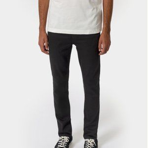 NUDIE JEANS Black Grim Tim Jeans W33 L34